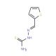 [(thiophen-2-ylmethylidene)amino]thiourea (CAS 5351-91-7) - chemical structure image