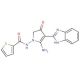 Thiophene-2-carboxylic acid [5-amino-4-(1H-benzoimidazol-2-yl)-3-oxo-2,3-dihydro-pyrrol-1-yl]-amide - chemical structure imag