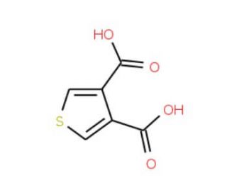 Thiophene-3,4-dicarboxylic acid (CAS 4282-29-5) - chemical structure image
