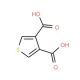 Thiophene-3,4-dicarboxylic acid (CAS 4282-29-5) - chemical structure image