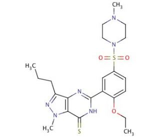 Thiosildenafil (CAS 479073-79-5) - chemical structure image
