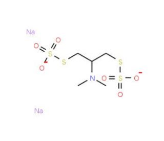 Thiosultap disodium (CAS 52207-48-4) - chemical structure image