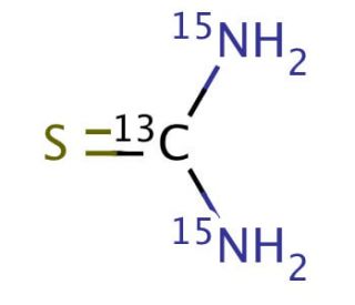 Thiourea-13C,15N2 (CAS 285977-83-5) - chemical structure image