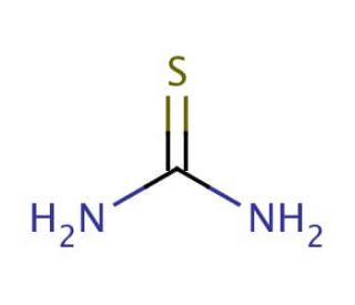 Thiourea (CAS 62-56-6) - chemical structure image