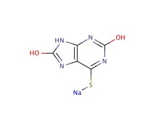 Thiouric Acid Sodium Salt Dihydrate (CAS 2002-60-0 (non-salt)) - chemical structure image