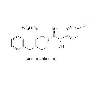 Threo Ifenprodil hemitartrate (CAS 1312991-83-5) - chemical structure image