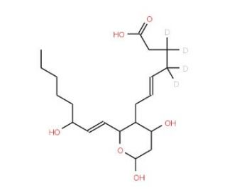 Thromboxane B2-d4 (CAS 1346112-79-5) - chemical structure image