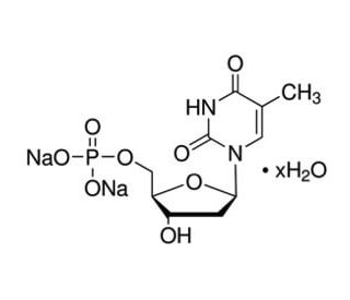 Thymidine-5&prime;-monophosphate, disodium salt (CAS 33430-62-5) - chemical structure image