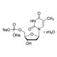 Thymidine-5′-monophosphate, disodium salt (CAS 33430-62-5) - chemical structure image