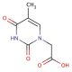 Thymine-1-acetic acid (CAS 20924-05-4) - chemical structure image