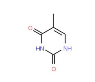 Thymine (CAS 65-71-4) - chemical structure image