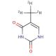 Thymine, Methyl-d3 (CAS 68941-98-0) - chemical structure image