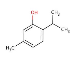 Thymol (CAS 89-83-8) - chemical structure image
