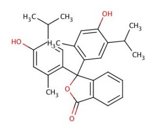 Thymolphthalein (CAS 133407-82-6) - chemical structure image