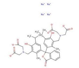 Thymolphthalexon (CAS 62698-55-9) - chemical structure image