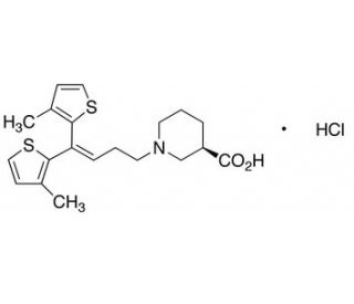 Tiagabine Hydrochloride (CAS 145821-59-6) - chemical structure image