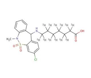 Tianeptine-d12 - chemical structure image