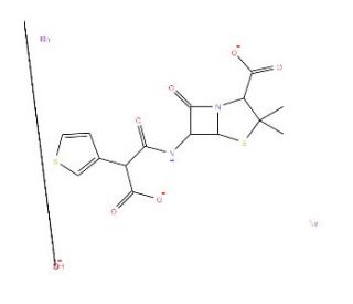 Ticarcillin/Clavulanate (15/1) (CAS 4697-14-7) - chemical structure image