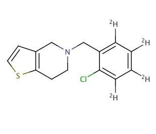 Ticlopidine-d4 - chemical structure image
