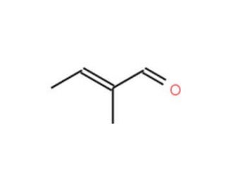 Tiglic aldehyde (CAS 497-03-0) - chemical structure image
