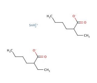 Tin(II) 2-ethylhexanoate (CAS 301-10-0) - chemical structure image