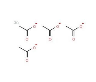 Tin(IV) Acetate (CAS 2800-96-6) - chemical structure image