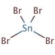 Tin(IV) bromide (CAS 7789-67-5) - chemical structure image