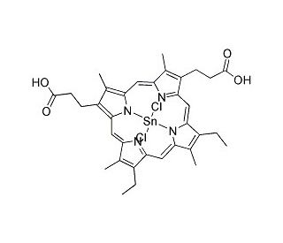 Tin Protoporphyrin IX dichloride (CAS 14325-05-4) - chemical structure image