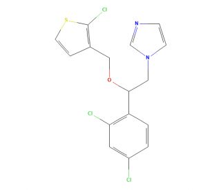 Tioconazole (CAS 65899-73-2) - chemical structure image