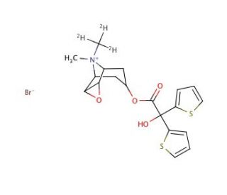 Tiotropium-d3 Bromide (CAS 1127226-56-5) - chemical structure image