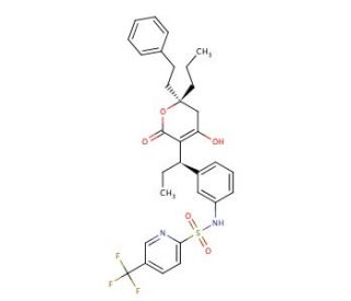 Tipranavir (CAS 174484-41-4) - chemical structure image