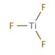 Titanium(III) fluoride (CAS 13470-08-1) - chemical structure image