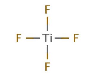 Titanium(IV) fluoride (CAS 7783-63-3) - chemical structure image