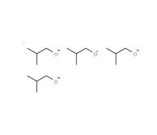 Titanium(IV) isobutoxide (CAS 7425-80-1) - chemical structure image