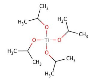 Titanium(IV) isopropoxide (CAS 546-68-9) - chemical structure image