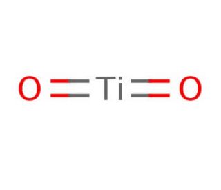 Titanium(IV) oxide (CAS 13463-67-7) - chemical structure image
