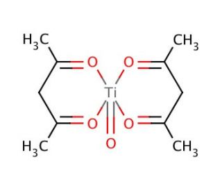 Titanium(IV) oxyacetylacetonate (CAS 14024-64-7) - chemical structure image