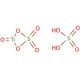 Titanium(IV) oxysulfate - sulfuric acid (CAS 123334-00-9) - chemical structure image