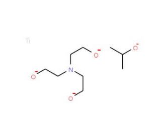 Titanium(IV) (triethanolaminato)isopropoxide solution (CAS 74665-17-1) - chemical structure image