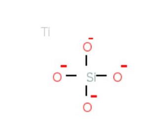Titanium silicon oxide - chemical structure image