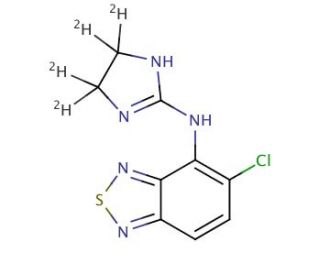 Tizanidine-d4 (CAS 64461-82-1 (unlabeled)) - chemical structure image