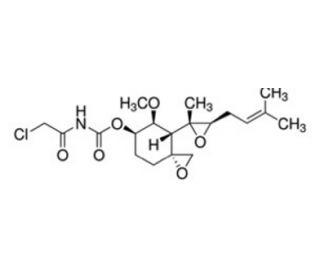 TNP 470 (CAS 129298-91-5) - chemical structure image