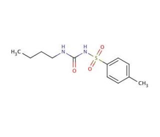 Tolbutamide (CAS 64-77-7) - chemical structure image