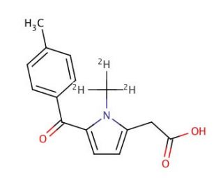 Tolmetin-d3 (CAS 26171-23-3 (unlabeled)) - chemical structure image
