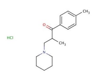 Tolperisone Hydrochloride (CAS 3644-61-9) - chemical structure image
