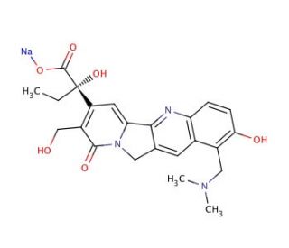 Topotecan Carboxylic Acid Sodium Salt (CAS 123949-08-6) - chemical structure image