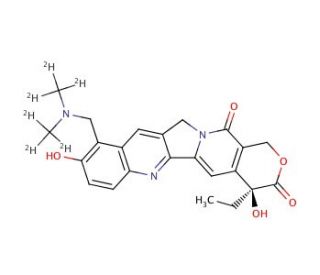 Topotecan-d6 (CAS 1044904-10-0) - chemical structure image