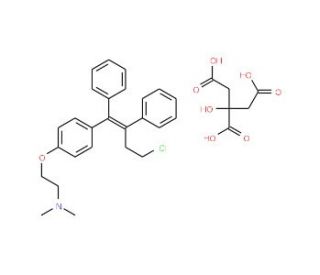 Toremifene citrate (CAS 89778-27-8) - chemical structure image
