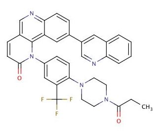Torin 1 (CAS 1222998-36-8) - chemical structure image