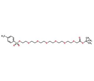 Tos-PEG7-CH2CO2t-butyl ester - chemical structure image